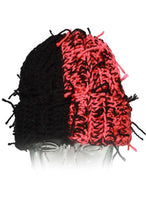 Load image into Gallery viewer, Hand Crocheted Beanie Half and Half 001